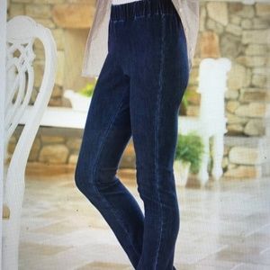 Dark Blue Denim Metro Leggings